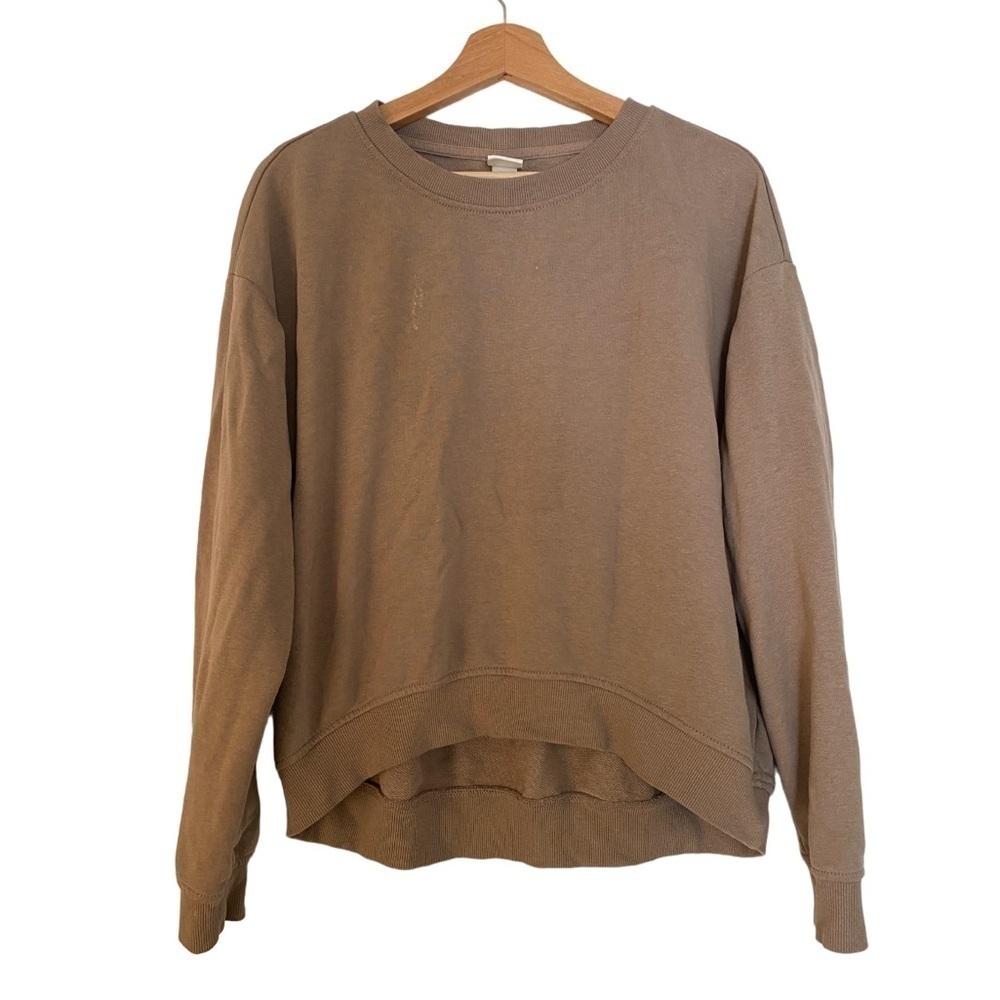 H&M BROWN CREWNECK SWEATER SIZE S